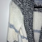 Loft  Chunky Open Knit Tie Waist Oversized Long Line Cardigan Sweater XS/S Photo 2