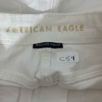 American Eagle  Outfitters Cut-Off Shorts Womens Size 2 White Mid Rise Photo 4