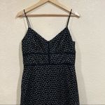 Jill Stuart Jill Black Embroidered Floral Lace sheath Gown 14 Photo 3