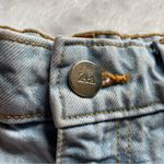ZARA Vintage Style Ultra High Waisted Distressed Light Wash Denim Shorts 4/26 Photo 2