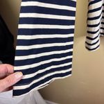 Madewell Wide-Sleeve Turtleneck in Stripe Block Womens Size Small Preppy Photo 3