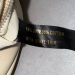 Etienne Aigner Shoulder Bag Cream Tan Jute Vinyl Crossbody Bag Vintage Photo 8