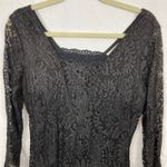 Candie's  Juniors L Black Lace Midi Bodycon Dress Witchy Whimsigoth Dark Romantic Photo 6