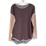 Smartwool  Shadow‎ Pine Colorblock Sweater Women's Medium Athleisure Casual Comfy Photo 2