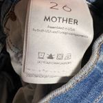 Mother The Tomcat The Confession High Rise Straight Leg Distressed Jeans Size 26 Blue Photo 14