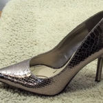 Sam & Libby  Heels Shoes Size 6 Snake Skin Textured Light Pink Photo 0