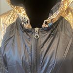 JoyLab Gold and Black Women's lightweight windbreaker Jacket Photo 3