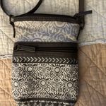 Claire's Taupe and Gray Crossbody Bag Black Photo 1