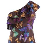 Britt Ryan Britt‎ Ryan one shoulder brown bow dress 4 NWT! Photo 3