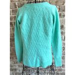 Vintage JC Penney Sweater Large JCP Pullover Nylon Rayon Wool Aquamarine… Size undefined Photo 7