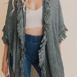 Boutique Sun Bleached Kimono With Fringe  Photo 0