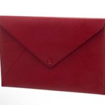 NWOT Delvaux Kiss NY Polo Envelope Clutch LIMITED EDITION Red Photo 11