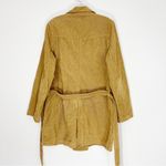 Abercrombie & Fitch  Caramel Corduroy Double Breasted Long Jacket Size Medium Photo 4