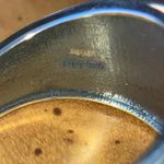 White Buffalo Turquoise Sterling Silver Ring Size 8 Photo 5