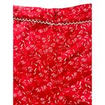 For Love & Lemons Barbera Midi Skirt in Red Floral Midi Skirt Lace Trim Large Photo 7