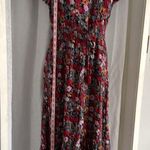 Knox Rose Red Floral Midi Dress Sz: M Photo 2