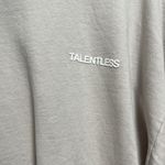 Talentless  cream crewneck Photo 1