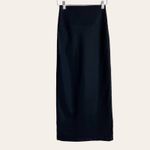Wardrobe NYC Black White Side Stripe Panel Stretch Tube Athleisure Maxi Skirt S Photo 1