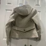 Calvin Klein  Cream Jacket with Light Blue Lining Photo 2