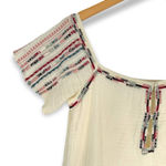 ZARA | XS | Trafulac Collection Gauzy Embroidered Short Sleeve Mini Dress Photo 2