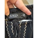 Ralph Lauren Polo‎  Embroidered Peasant Midi Dress Black Size 8 Cotton Voile Photo 5