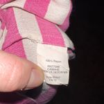 J Crew pink striped preppy 8 nautical long sleeve shirt Red Photo 3