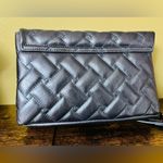 Betsey Johnson  Xomaze Metallic Blue Quilted Shoulder Bag Chain Strap NWT Photo 4