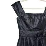 Keepsake Confession Romper Size Small Black Square Neck Off the Shoulder Photo 2