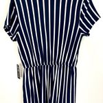 Justify 🆕  Navy Blue & White Stripe Romper Photo 8