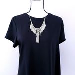 ALEX AND ANI Silver Tassel Heirloom Necklace Photo 5