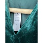 Talbots NEW  10 P Effortless Velvet Smocked Midi Dress Petite  Long Sleeve Green Photo 3