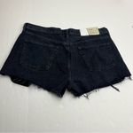 AGOLDE  Parker Short‎ Black Denim Jean Cut Off Womens Size 32 Exposed Pockets NEW Photo 12