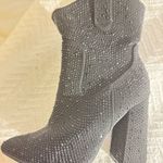 Forever 21 Forever Black Rhinestone Western Boots - Size 6.5 Photo 2