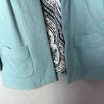 Tabitha Jacket Womens Seafoam Green Anthropologie Cape Wool Blend 3/4 Sleeve 8 Photo 4