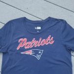 NFL New England Patriots Short Sleeve Shirt | Women's Short Sleeve Patriots Shirt Photo 1