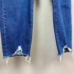 Levi's  Wedgie‎ Skinny Jeans 20W Dark Wash Denim Ankle Button Fly Fray Distressed Photo 1