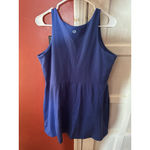 Gap Fit Blue Ladies Active Athletic Tennis Tank Dress w/Built In Shorts XL Photo 6