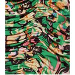 ALC Frank NWT A.L.C Green Kiki Floral Ruched Mini Dress Photo 3