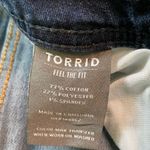 Torrid Dark Medium Wash Super Stretch Luxe Slim Boot Size 22 Extra Short Photo 7