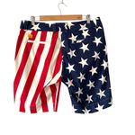 Loudmouth Bermuda Golf Shorts Stars and Stripes Red White Blue size 12 Photo 4