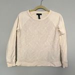Lauren Ralph Lauren Cream Eyelet Sweatshirt Sweater Photo 4
