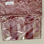 NEW Scarf Wrap 100% Pashmina Gold Dark Red Tassles Luxury Shrug SEALED Photo 2