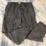 Linen Cargo Pants Gray Size L Photo 0