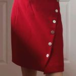Maje Red Button Skirt ◡̈ Photo 0
