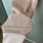 Sam Edelman BNWT! Heathered Mauve Pink & Mesh Insert Long Leggings Size L Photo 3