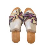 Anthropologie  Striped + Knotted Sandals Size 9M Photo 2