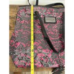 Betseyville Sequin Tote Bag Pink Gray Floral Lightning Bolt Purse Handbag Photo 5