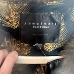 Sanctuary  Faux Fur Vegan Leather Vest Fuzzy Brown Small Photo 2