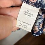 MELLODAY floral 3/4 sleeve pinafore blouse women’s size medium Photo 3