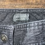 Nicole Miller  High Rise Flare Jeans - Black Photo 3